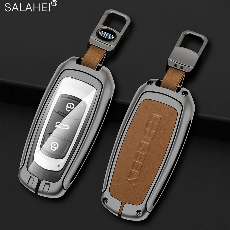 

Кожаный чехол для автомобильного ключа Matel, защитный чехол для Geely Atlas Boyue NL3 EX7 Emgrand X7 EmgrarandX7 SUV GT GC9, аксессуары