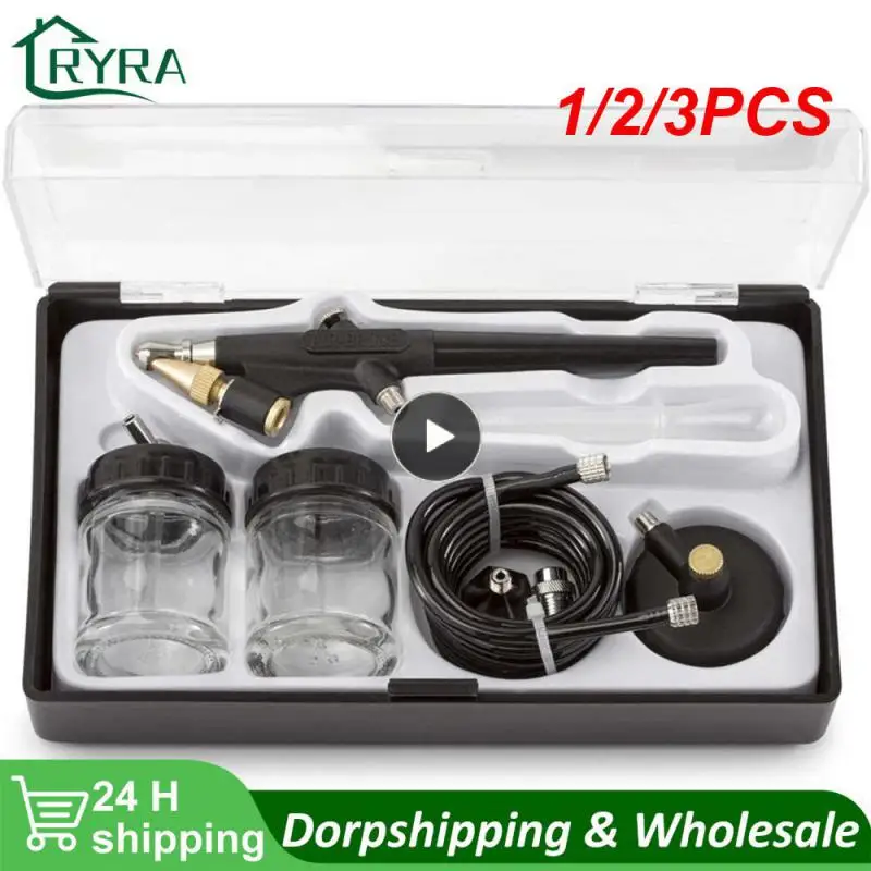 

1/2/3 шт., Аэрограф с шлангом, 138 мм, 22 куб. См