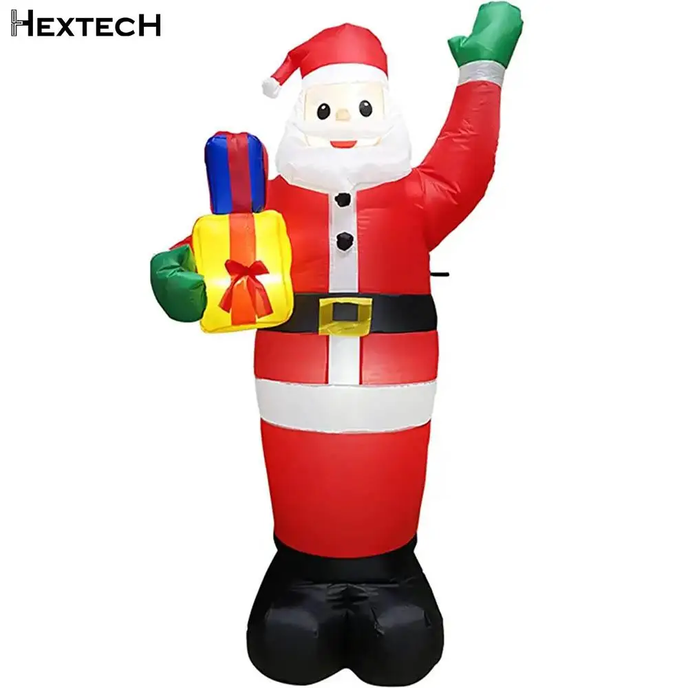 

1.8m Giant Inflatable Snowman LED Glowing 1.8m Inflable Santa Claus Christmas Party Decorations New Year Decoration Courtyard