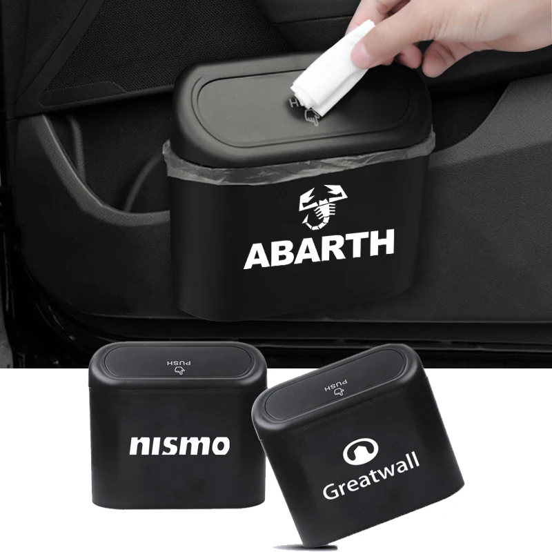 

Car Trash Can Storage Bin Dust Case Box Car interior Accessories For Skoda Octavia Fabia Kamiq Kapoq Kodiaq Rapid SCALA Superb