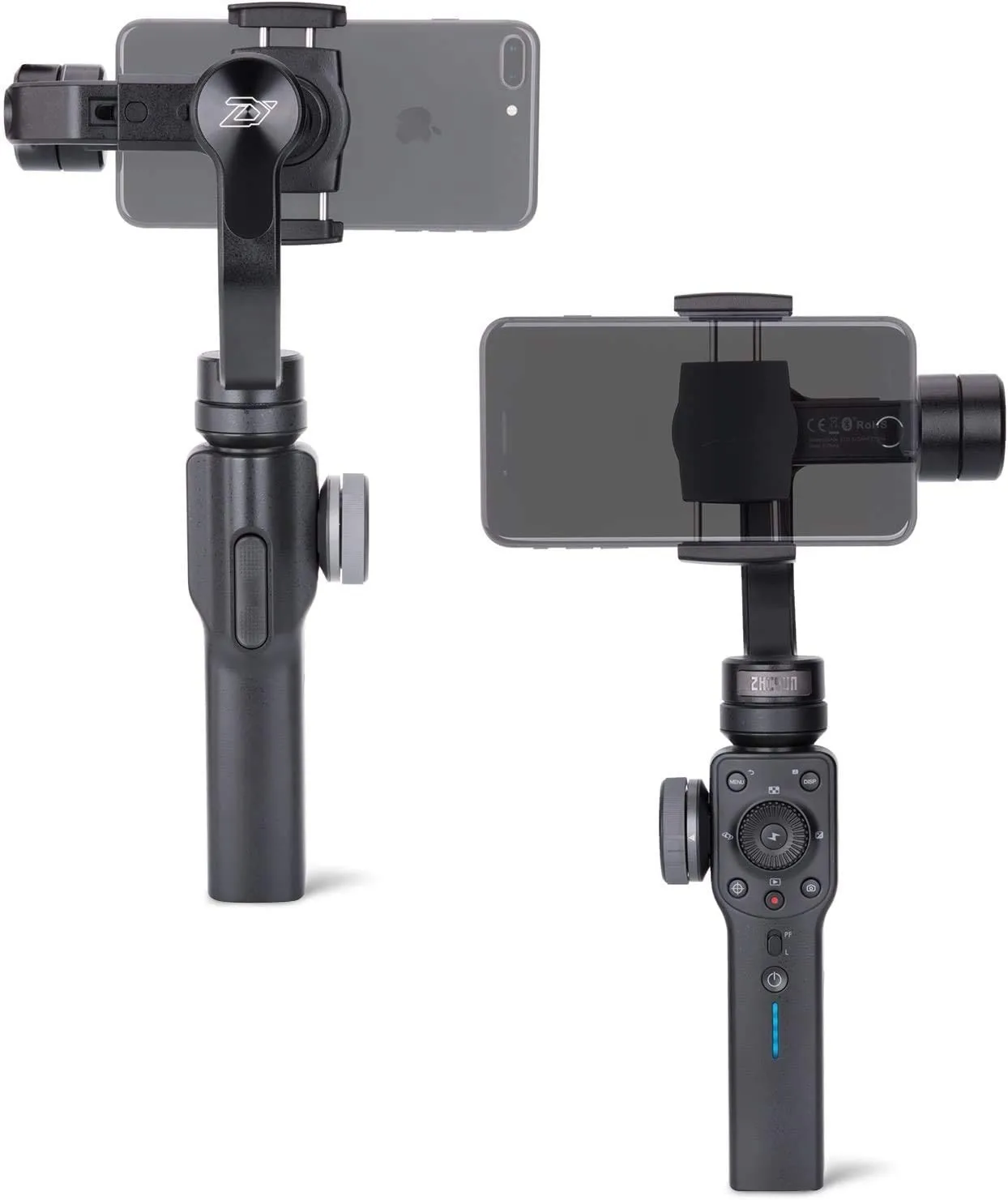Zhiyun Smooth 4 3-осевой Ручной Стабилизатор для смартфона iPhone 11 12 Pro XS X 8 7 Plus Samsung Galaxy S8 + S7