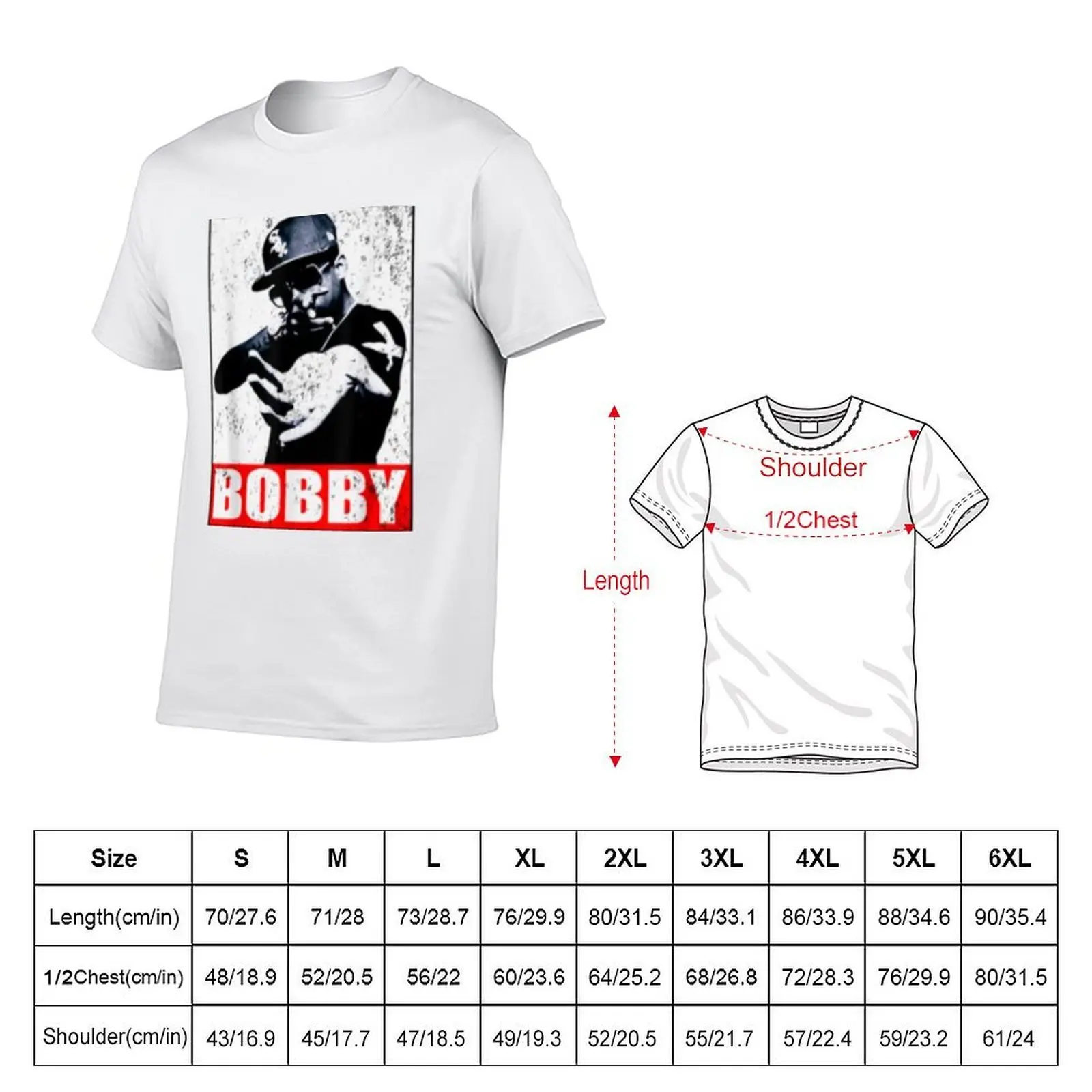 Фото Футболка Bobby-Shmurda, мягкий эластичный топ с короткими рукавами №2