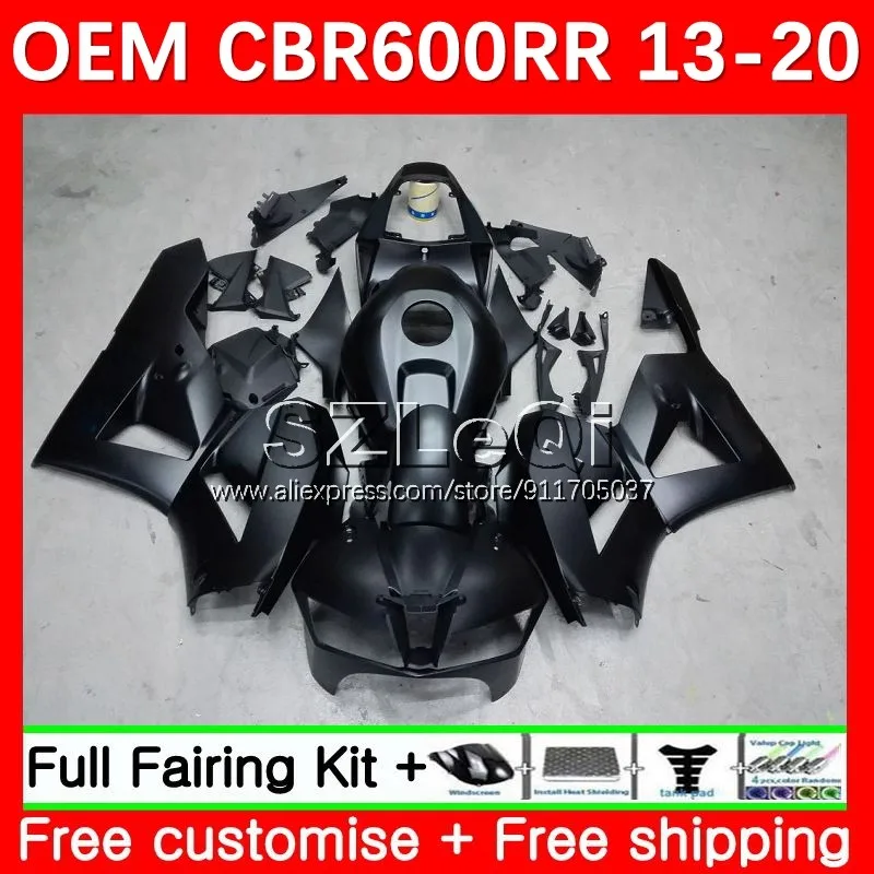 

Матовые черные OEM CBR600RR для HONDA CBR 600CC 600RR 600 CC F5 13 14 15 16 17 18 19 20 CBR600 RR 2013 2014 2020 Обтекатели 40LQ.20