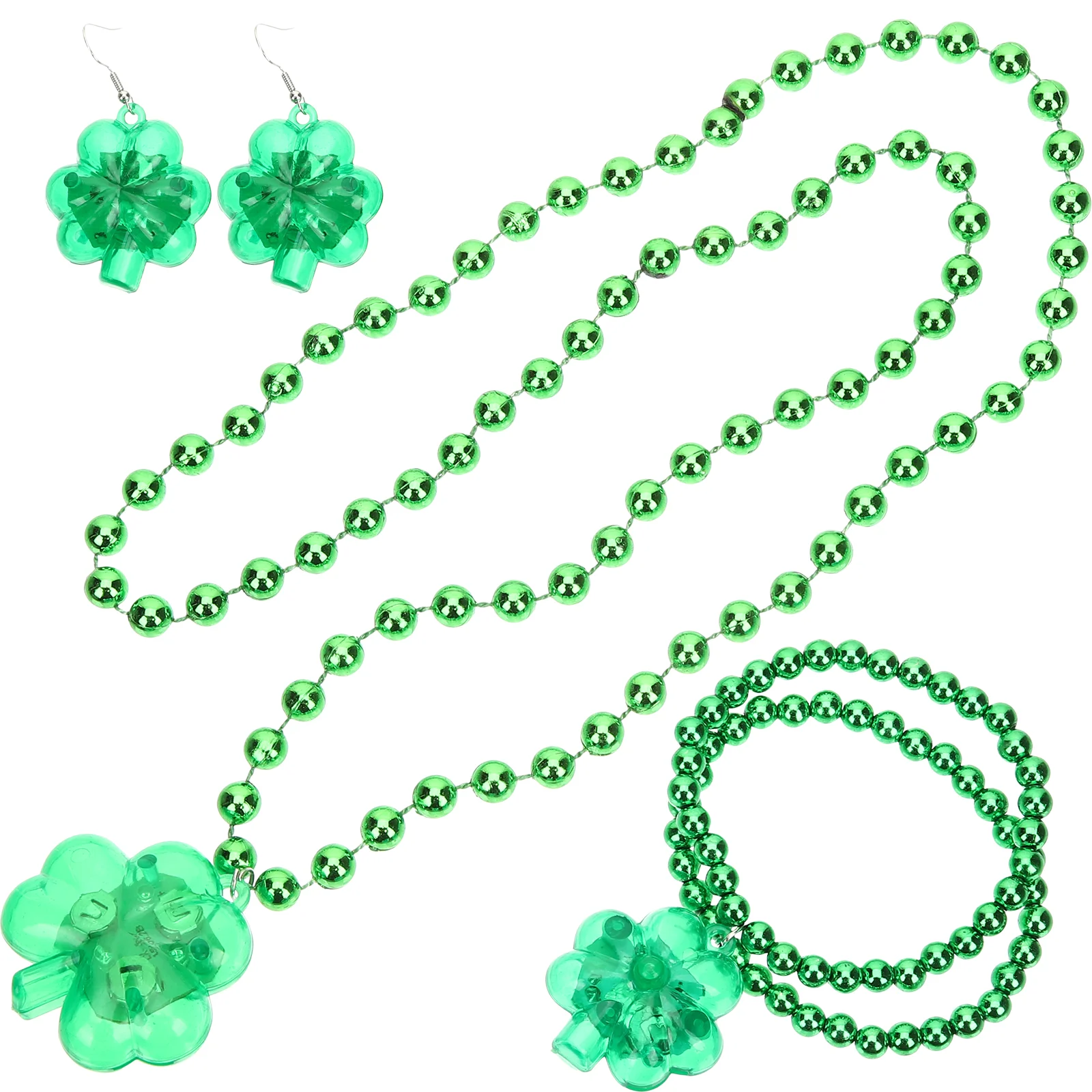 

Necklace Day St S Patrick Shamrock Patricks Festive Bracelet Up Costume Leprechaun Gifts Green Lucky Decor Women Leaf Costumes