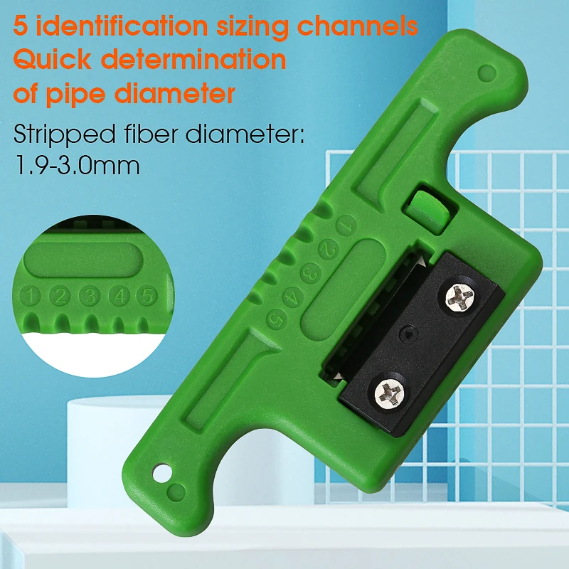 Najtaniej HMSAT-5 Fibre Cable Ribbon Stripper FTTH światłowody Stripping 1.9 ~ 3mm MSAT5 Access Tool Kit Loose Buffer Tube Stripper