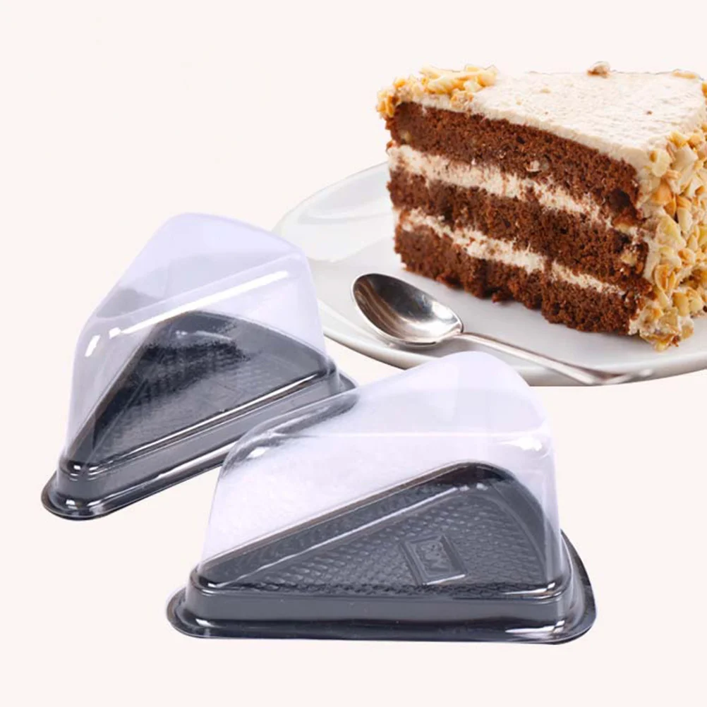 

Boxes Cheesecake Cake Dome Box Sandwich Holder Containers Clear Tray Piescarrying Slice Cupcake Carrier Gift Dozen Muffins