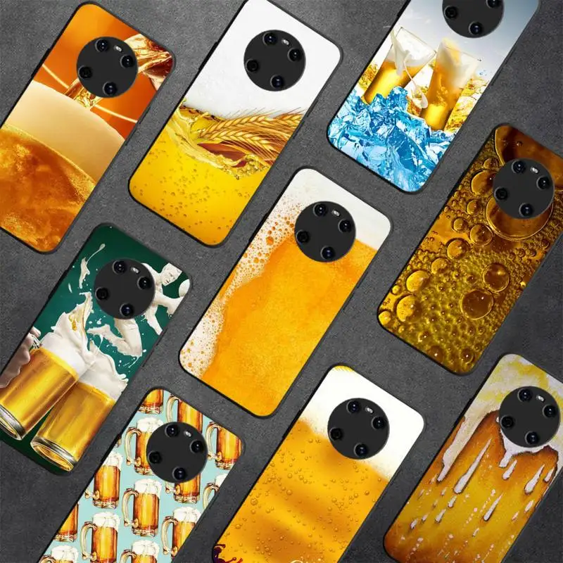 

Beers Alcohol Phone Case for Huawei Y 6 9 7 5 8s prime 2019 2018 enjoy 7 plus