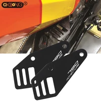 motorcycle passenger peg luggage strap plate foot pegs footrest footpegs rests pedals for 790 adventure sr 2018 2019 2020 2021
