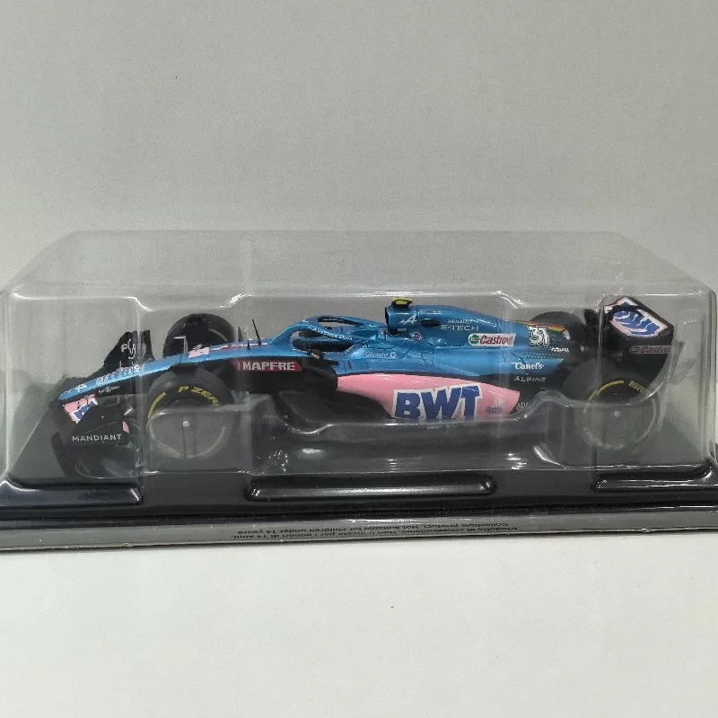 Фото Модель IXO 1:24 ALPINE A522 из литого металла # Модель гоночного автомобиля Формулы-1 из сплава, 2022 год, 31-я серия №2
