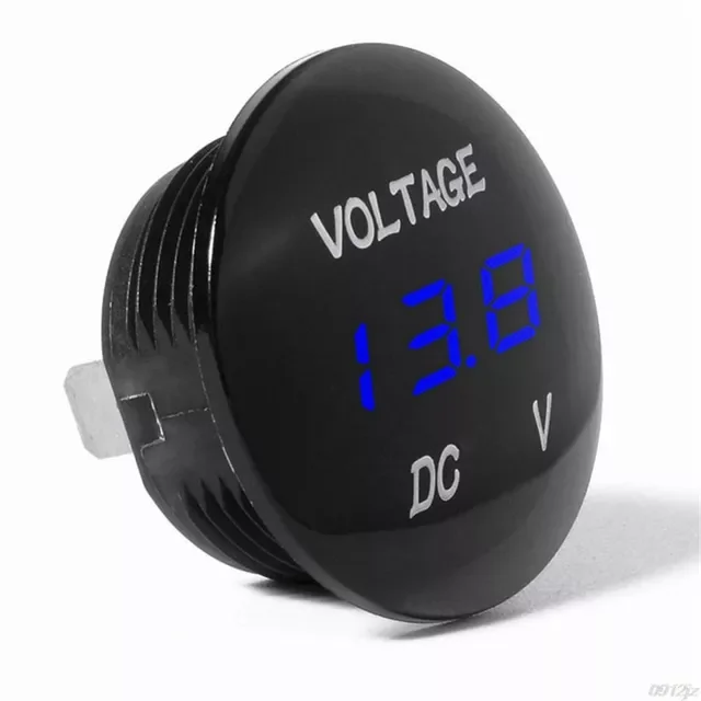 

12V-24V Digital Panel Voltmeter Voltage Meter Tester Led Display For Car Auto Motorcycle Boat ATV Truck Refit Accessories