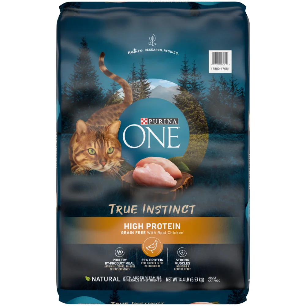 

Сухая курица для кошек OIMG + Plus True Instinct, без зерен, сумка 14,4 фунтов