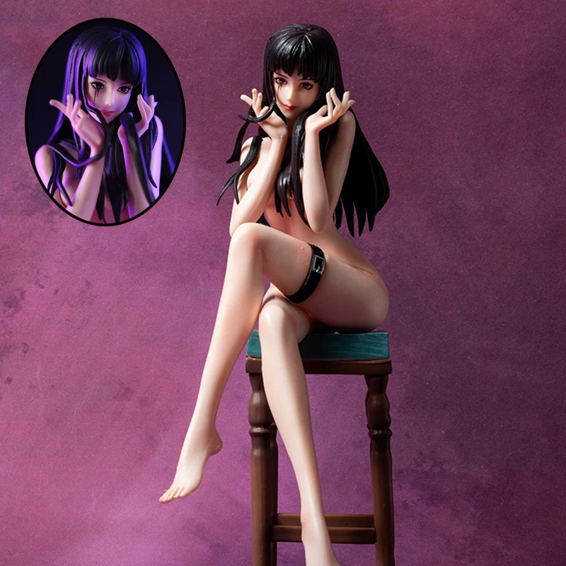 

27cm Tomie Kawakami Figure Junji Ito Anime Figures PVC Statue Hentai 18 Girl Action Figure Collection Model Decor Toys Doll Gift