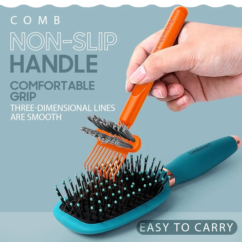 

1PCS Plastic Handle Comb Cleaner Delicate Cleaning Removable Hair Brush Comb Cleaner cleaning brush cigarrillos electrónicos