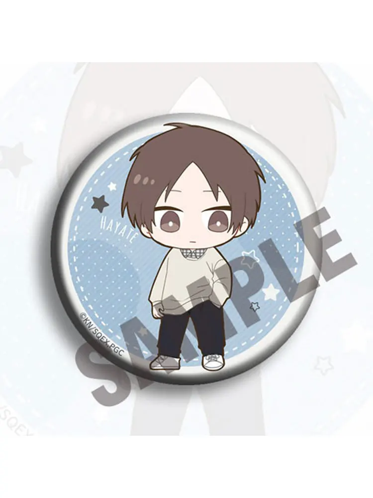 Крутая брошь Play It Cool парни 58 мм металлическая