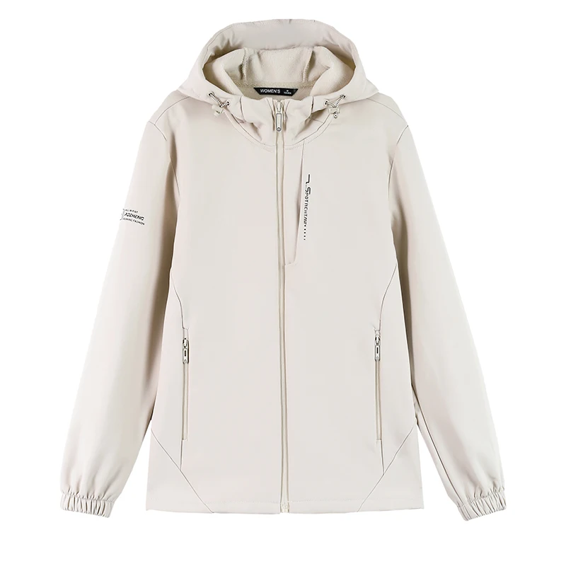 Куртка на флисовой подкладке верхняя одежда для женщин осень и зима 2024 новинка