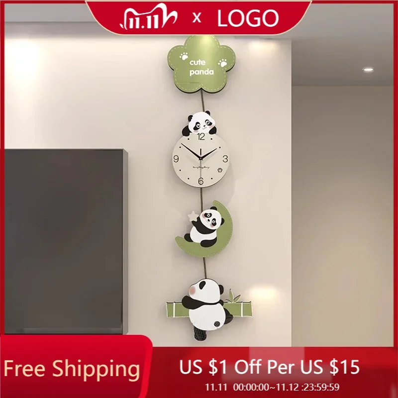 Корейские винтажные настенные часы цифровые Роскошные внутренние Xenomorph для