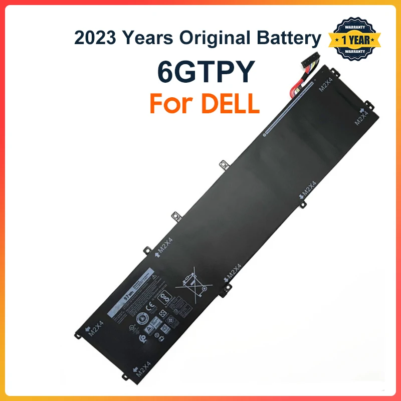 Новый аккумулятор для ноутбука 6GTPY H5H20 DELL XPS 15 9570 9560 7590 Precision 5520 5530 Series 11 4 в 97 Втч