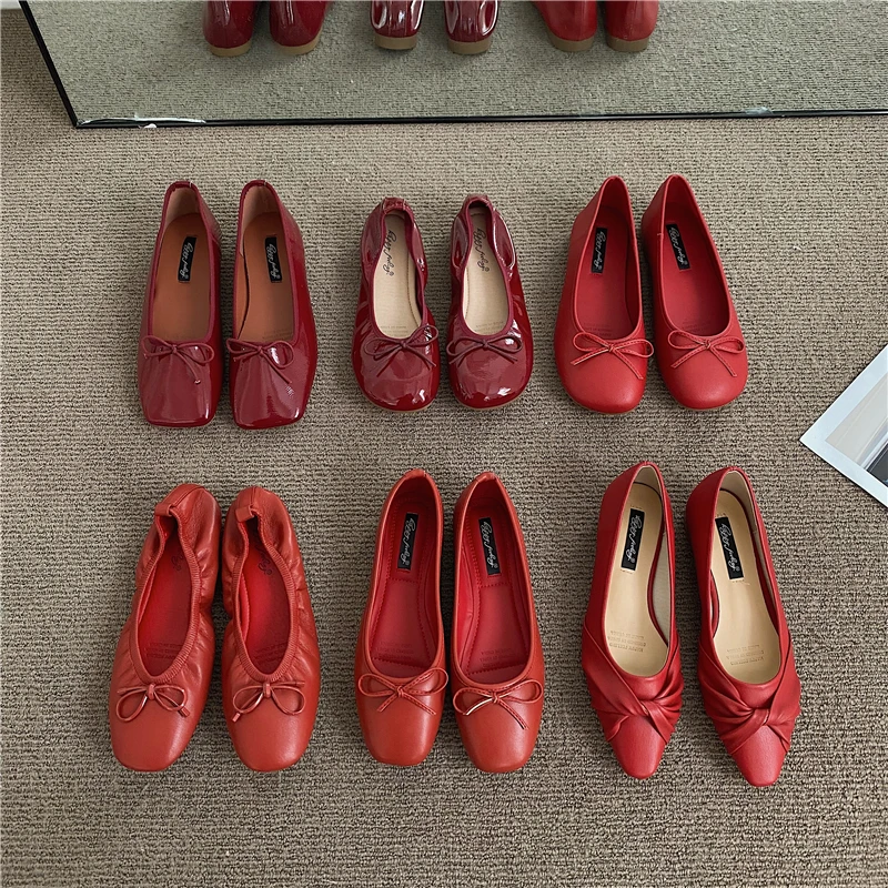 

Shoes Woman Comfortable And Elegant Bow-Knot Female Footwear Round Toe Ballet Flats Shallow Mouth Modis Casual Sneaker Butterfly