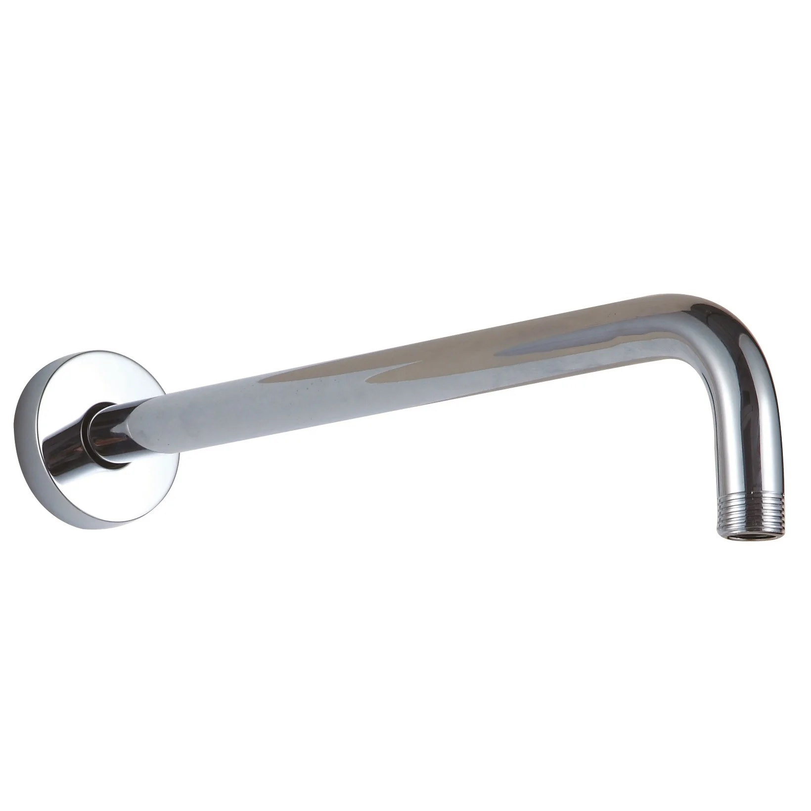 

AODEYI 16'' Brass Chrome Finish Round Rain Shower Wall Mounted Shower Arm For Shower Head Bathroom Set Brass Chrome Shower Arm