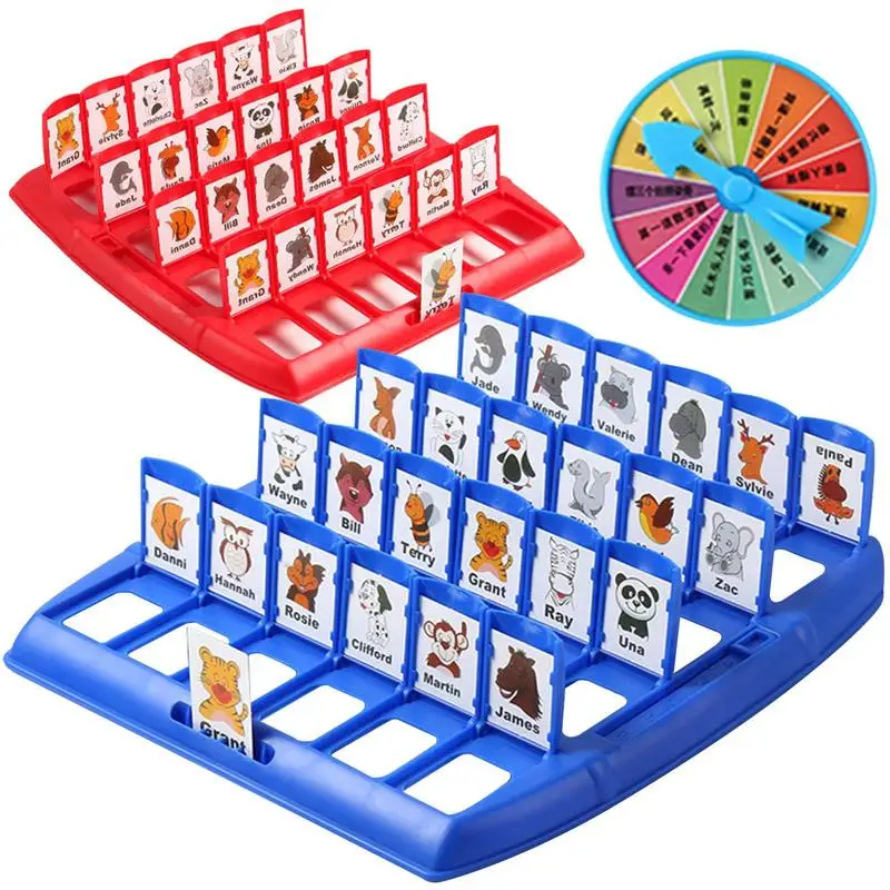 

Family Guessing Game Educational Board Games For Kids 48Pcs Gusee Game Intellectual Logical Thinking Preschool Game For Indoors