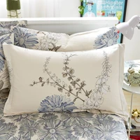 50 1 piece 48cm74cm pillowcase 100 cotton beauty floral printing pillow case cover for bedroom