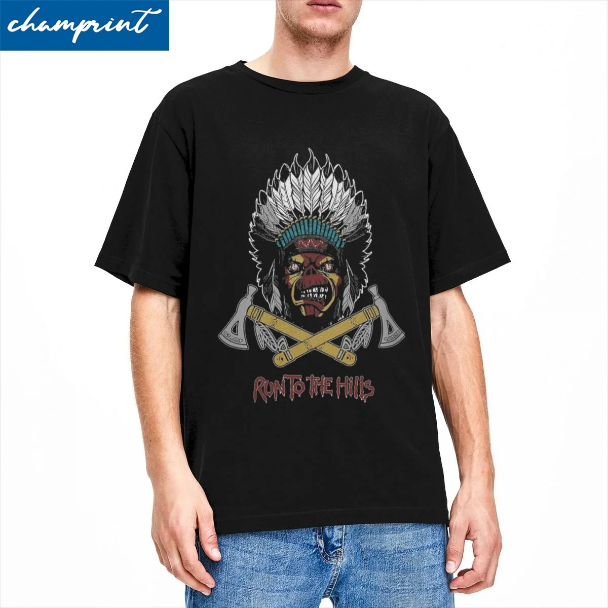 Футболка Мужская/женская с коротким рукавом и круглым вырезом из натурального