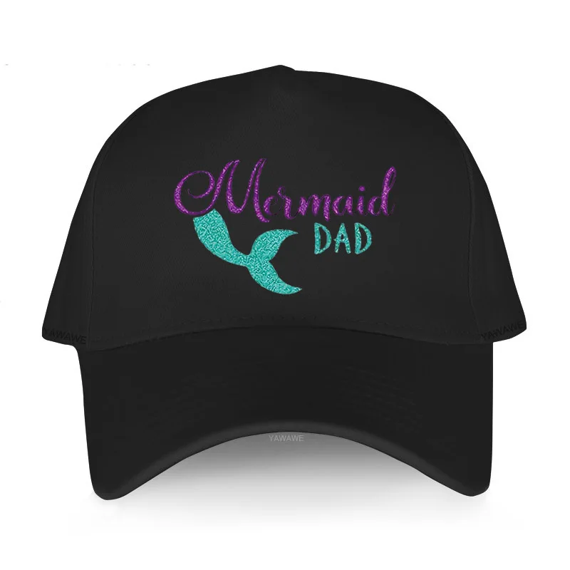 

Unisex short visor hat Outdoor Baseball Cap Adjustable Mermaid Dad Cute Mermaid Glitter Party summer classic vintage print hats