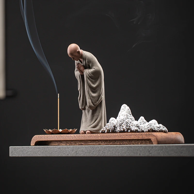 

Evaporator Melts Incense Burner Smoke Waterfall Humidifier Sandalwood Incense Burner Scented Candles Encensoir Living Room Decor