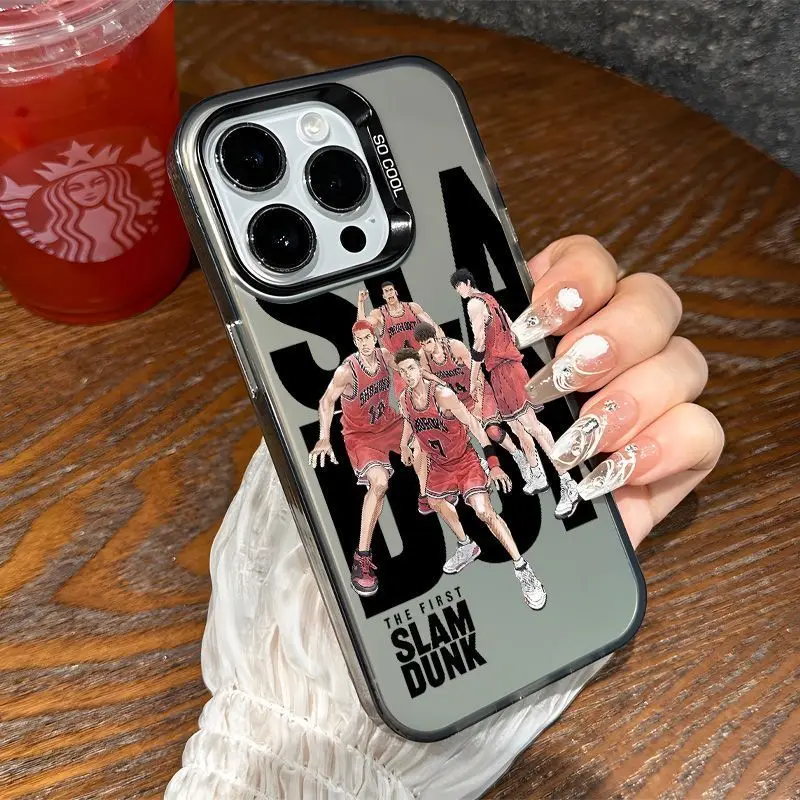 Чехол для телефона Slam Dunk Cartoon Basketball Huawei P30 P40 Mate 30 40 Pro Nova 7 Honor 50 с линзами Creative Border Matte