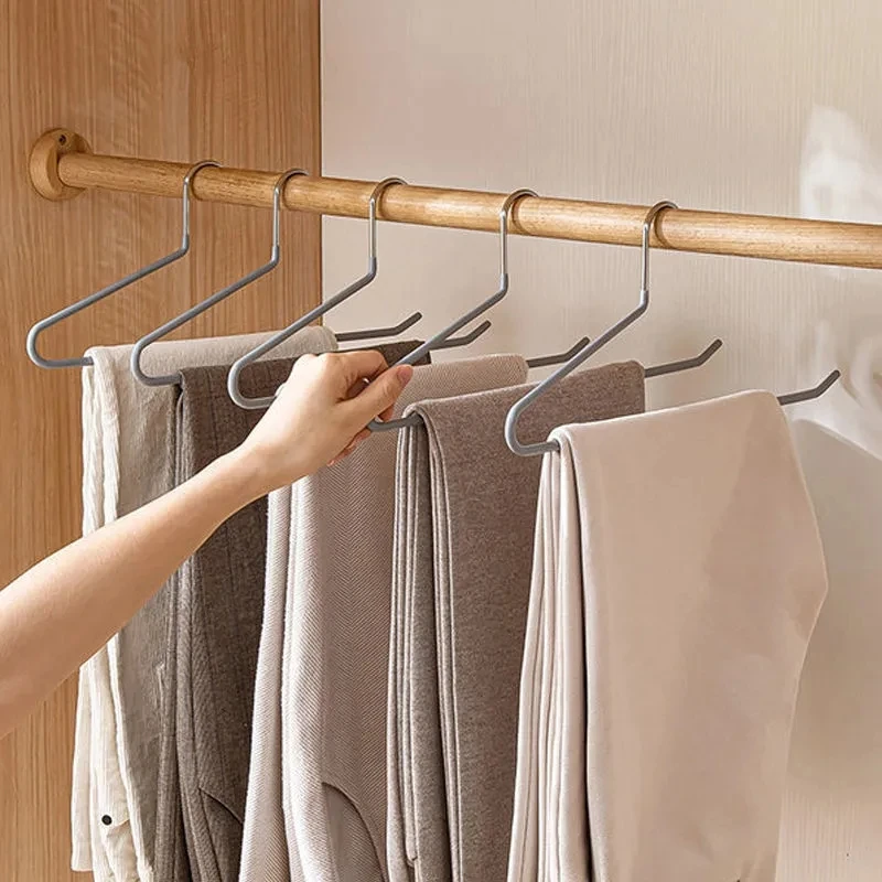 

Z-shaped Trousers Clips Goose-shaped Trousers Rack Non-slip Plastic Dip Trousers Clips Seamless Drying Clothes Hanger Hangers