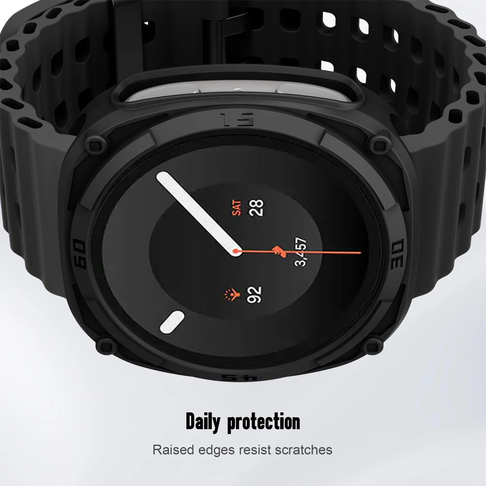 Фото Прочный чехол для Samsung Galaxy Watch 9/8 (44 мм, 40 мм), защитный бампер из твердого поликарбоната, защитная рамка, защитная накладка для Galaxy Watch 9 №3