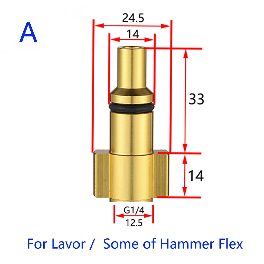 

Колесо для Nilfisk/Karcher/Huter/Elitech /Parkside, адаптер высокого давления, очищающие аксессуары для раковин, инструмент для мытья автомобиля, Снежная пена