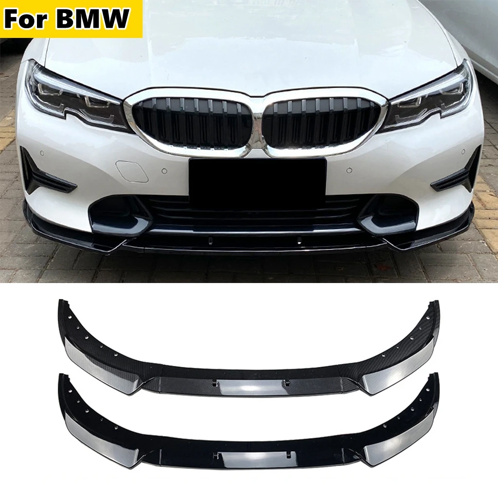 

For BMW 3 Series G20 G21320i 325i 2019 2020 2021 2022 Car Front Bumper Lip Splitter Diffuser Lip Body Kit Spoiler