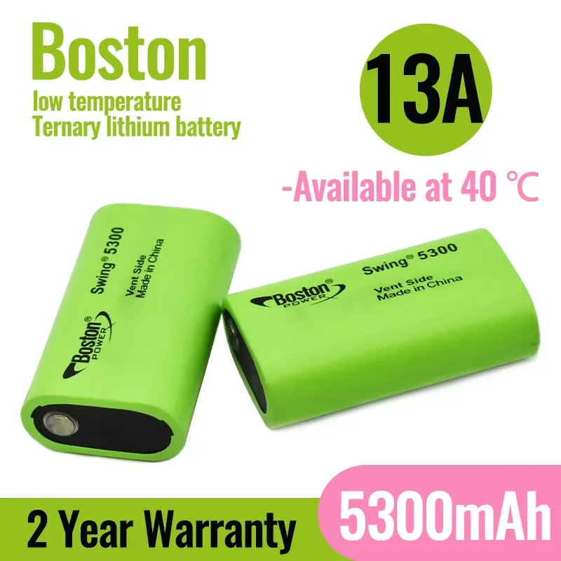 

2023New New Original Battery For BOSTON POWER SWING 5300 5300mAh 3.7V Low Temperature Fuel Lithium Batteries Cell 13A Discharge