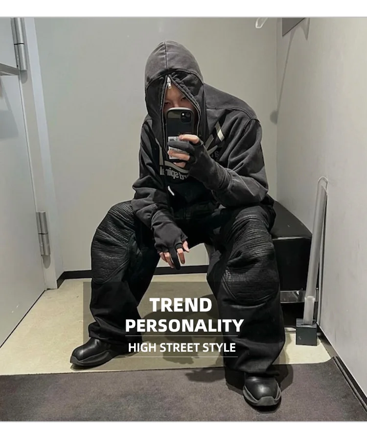 MIJKO черные карго брюки