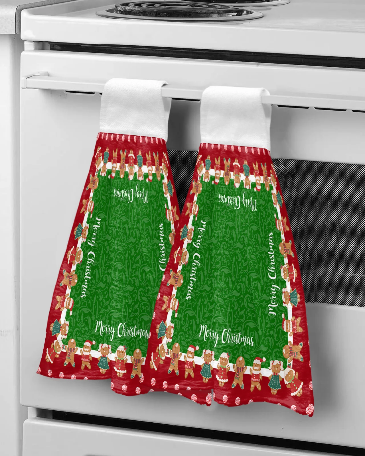 Absorbent Hanging Towels Home Kitchen Wipe Dishcloths Bathroom Bath Wipe