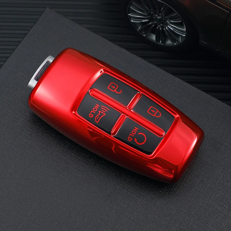 Чехол для автомобильного ключа из ТПУ Hyundai Genesis G80 GV70 GV80 2019 - 2022