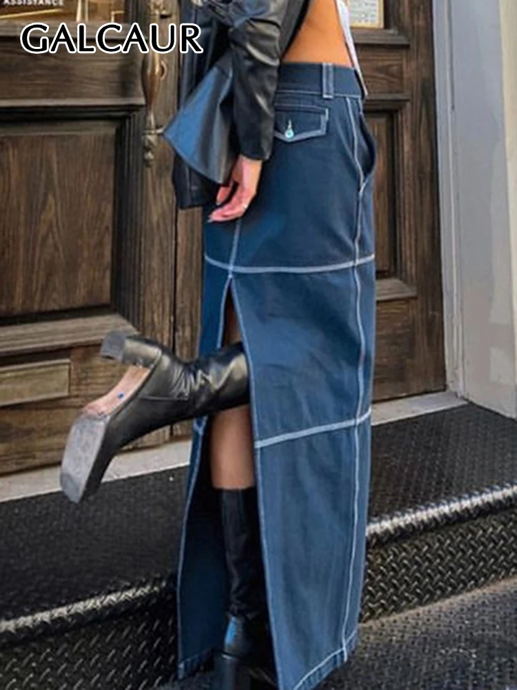 

Юбка-миди Женская однотонная с высокой талией, на пуговицах