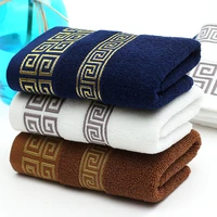 bathroom towel set for adults 100 cotton bath towel geometric face towels hand terry washcloth absorbent travel sport towel