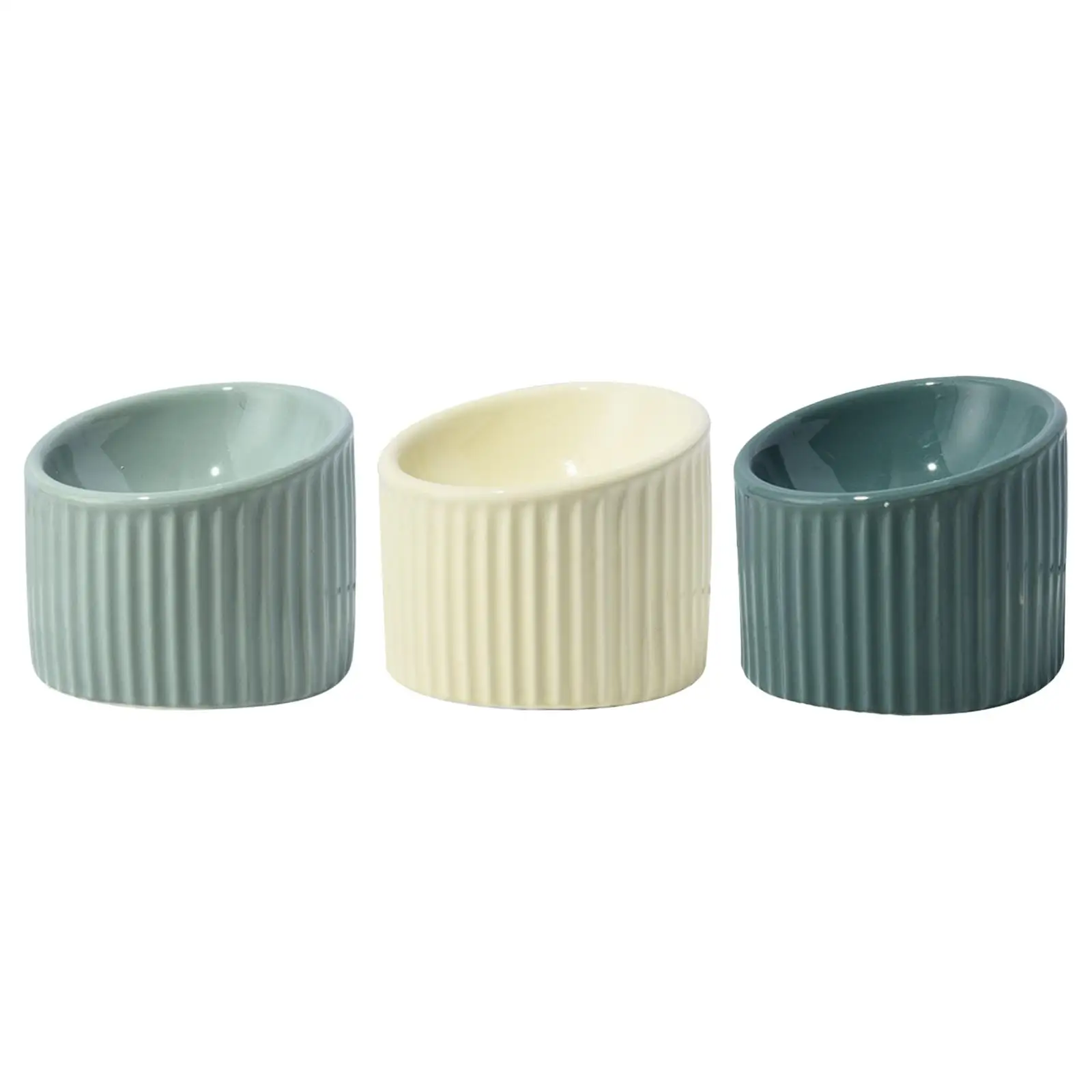 

Raised Cat Food Bowl Water Dispenser Neck Protection Durable Pet Feeding Bowl Kitty Snack Bowl for Small Medium Dogs Puppy