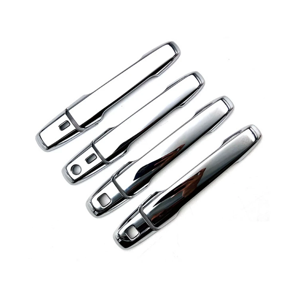 

1 set Chrome Silver Car Exterior Side Door Handle Frame Cover Trim for / Funcross /