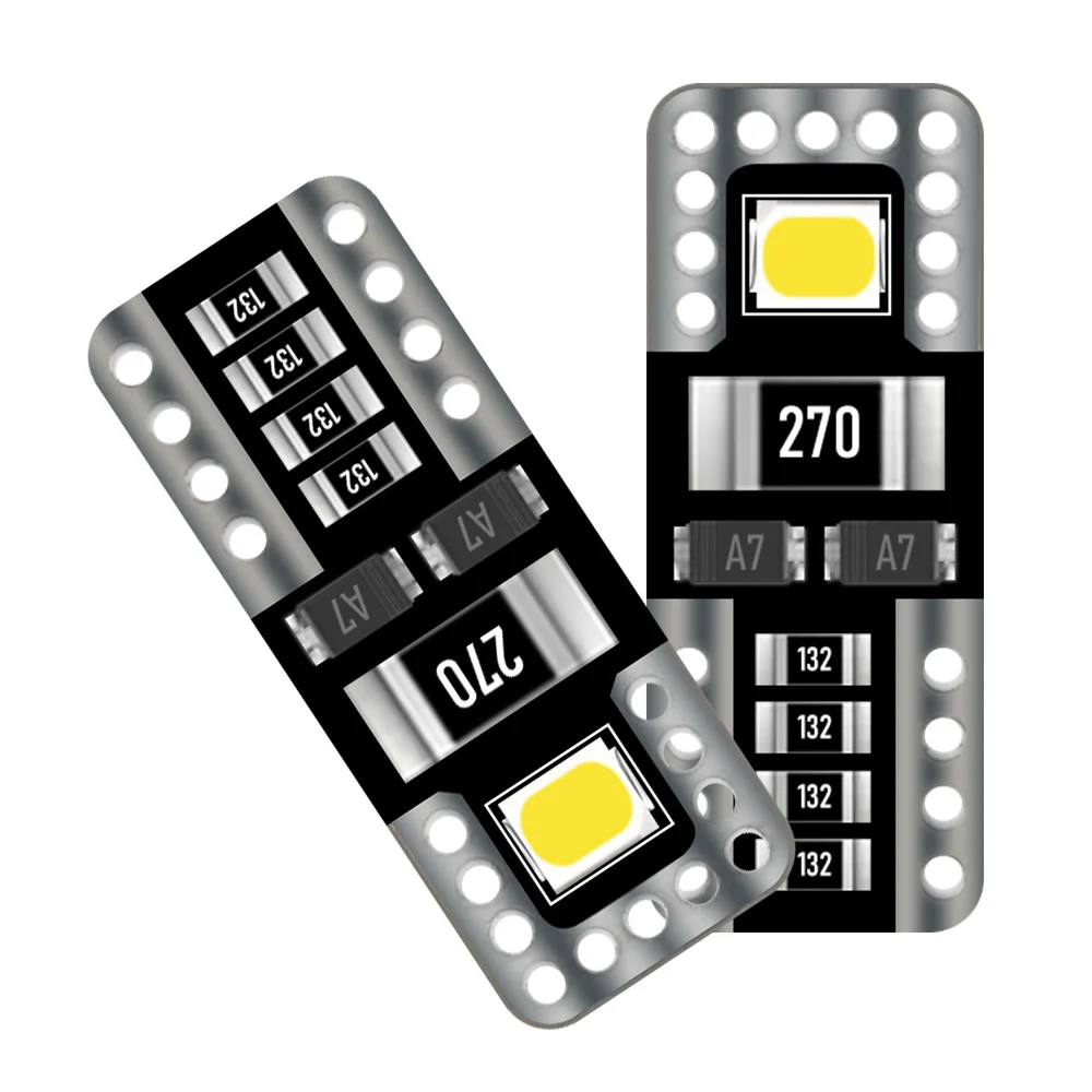 2/6/10 шт. лампы для салона автомобиля W5W T10