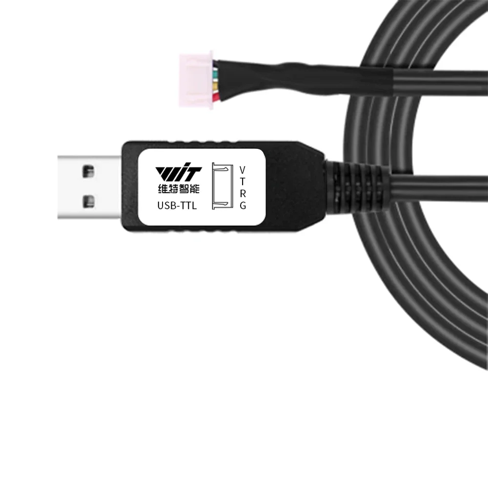Фото Серийный кабель WitMotion, интерфейс TTL/RS232/RS485 (опционально), длина 1 метр, последовательный конвертер для серии датчиков WitMotion UART. №1