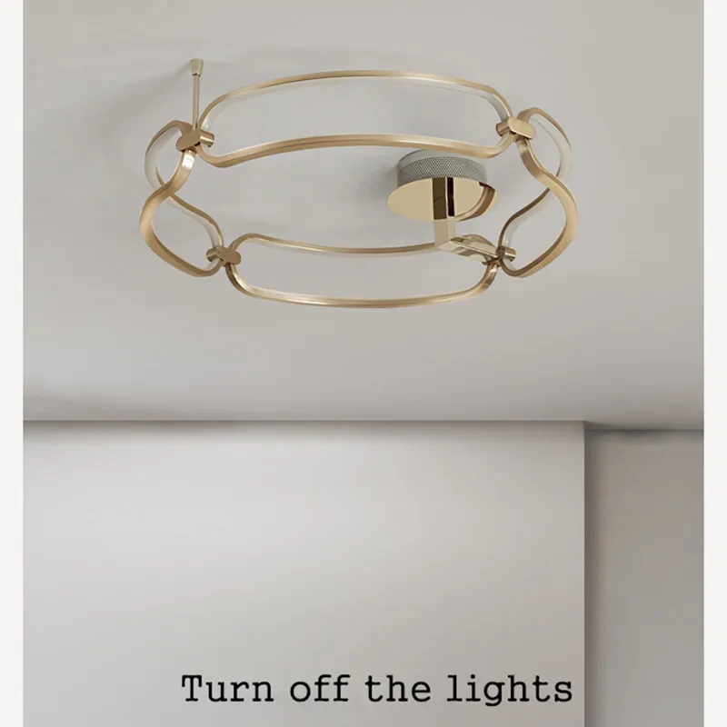 

Industrial Led Ceiling Lights For Kids room Living room Nordic Gold Bedroom Lamp Aluminum Kitchen Lighting Ceiling Lamp Dimmable