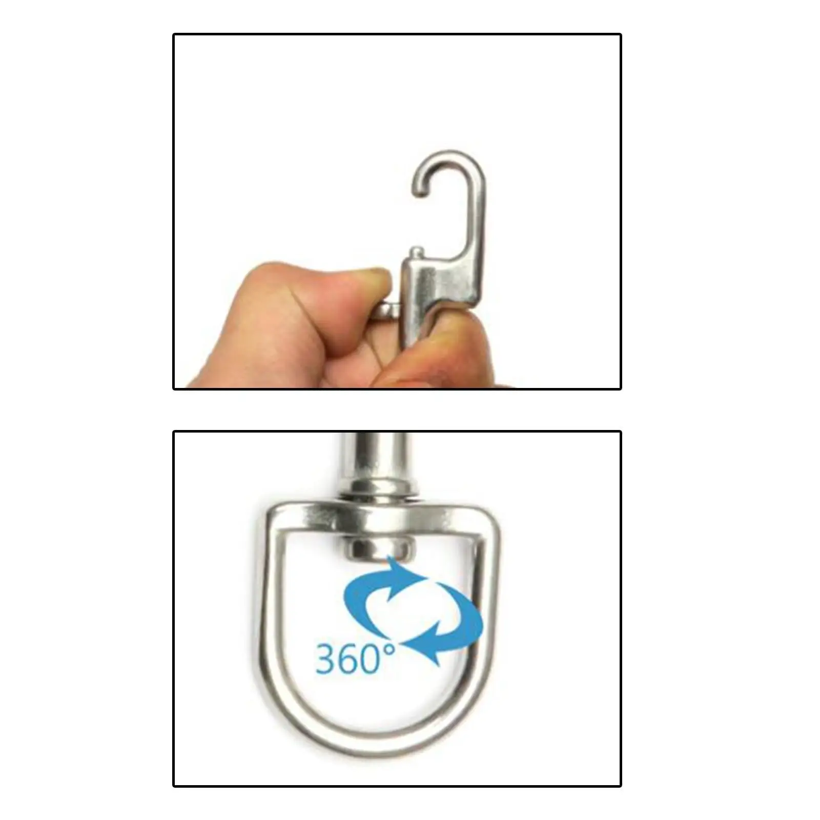 

Stainless Steel Swivel Snap Hook Clip for Scuba Diving Part Tool Accessories