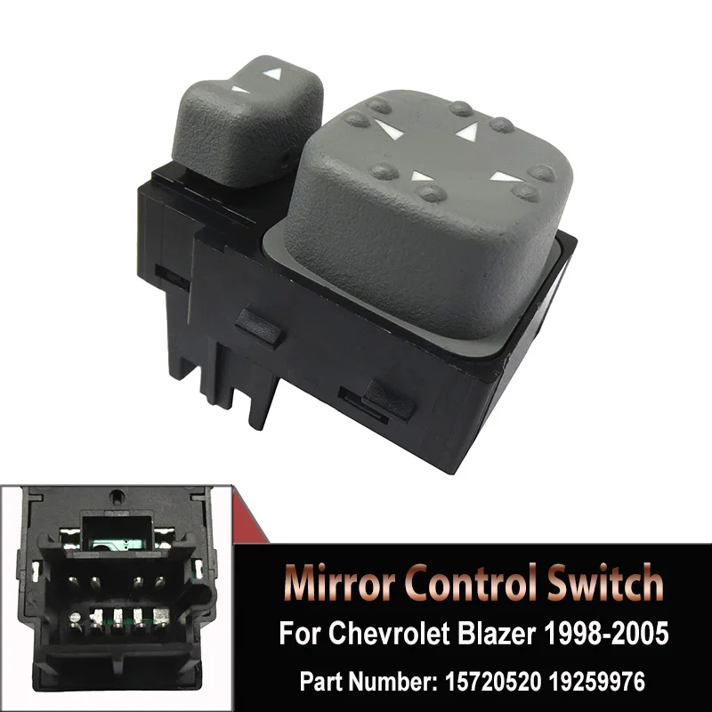 

Mirror Switch Rear View Mirror Control Button For Chevrolet Blazer S10 GMC Jimmy Sonoma Olds Bravada 15013100 15720520 19259976