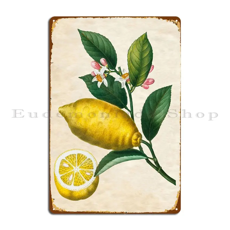 

Lemon Branch Vintage Metal Sign Party Create Wall Custom Designs Design Pub Tin Sign Poster