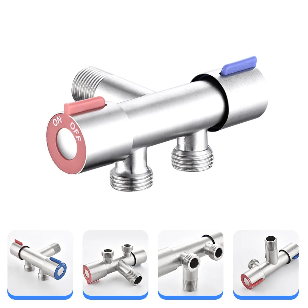 

Toilet Valves 3-way 2-out 1-in Washing Machine Valves Washer