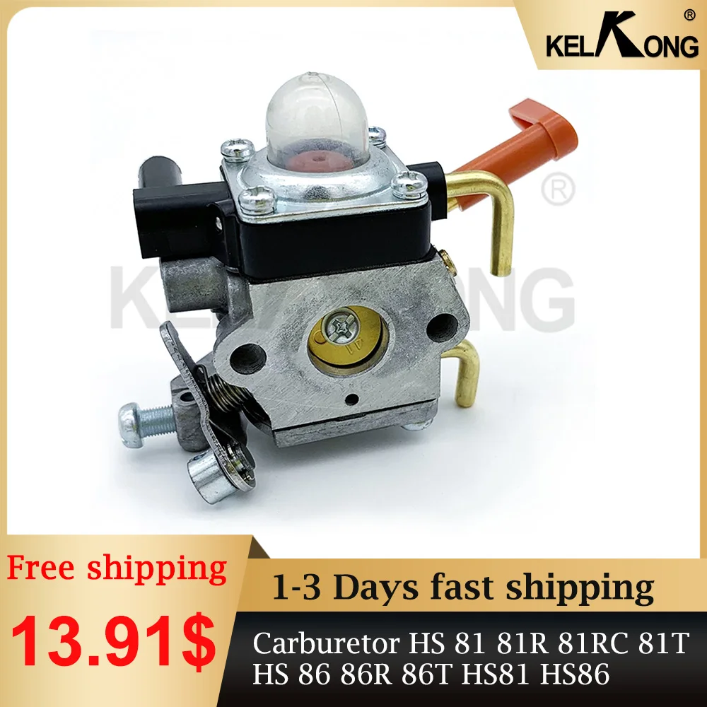 

KELKONG Carburetor Carb For HS 81 81R 81RC 81T HS 86 86R 86T HS81 HS86 Carburetor Engines Replacement Trimmer Parts