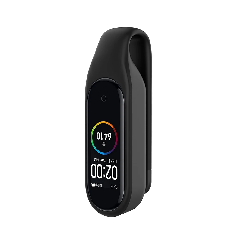 Чехол-клип для спортивного Xiaomi Mi Band 7 NFC из мягкого силикона с фиксатором для Xiaomi Band7 5 6.